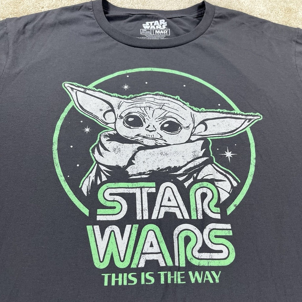 Star Wars Grogu "This Is The Way" Graphic Tee 3XL Official Star Wars baby Yoda